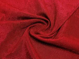 Трикотаж диско щільний, червоний (відріз 1,2 м) - інтернет-магазин tkani-atlas.com.ua