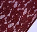 Гіпюр блиск великий орнамент, бордо (відріз 1,3 м) - фото 3 - інтернет-магазин tkani-atlas.com.ua