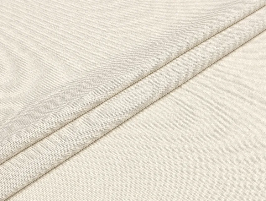 Лен вискоза 30/70, кремово-бежевый - фото 1 - интернет-магазин tkani-atlas.com.ua