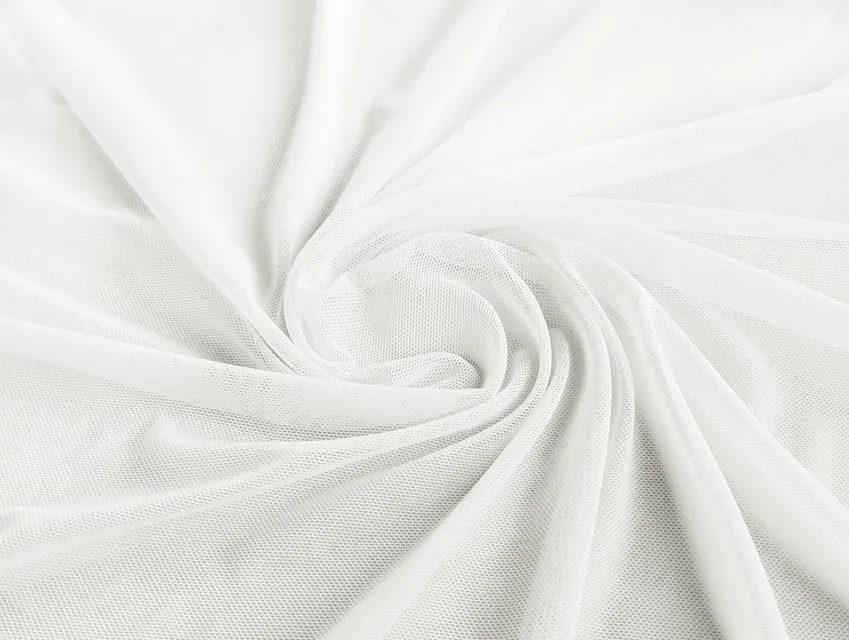 Сетка стрейч, молочный - фото 1 - интернет-магазин tkani-atlas.com.ua