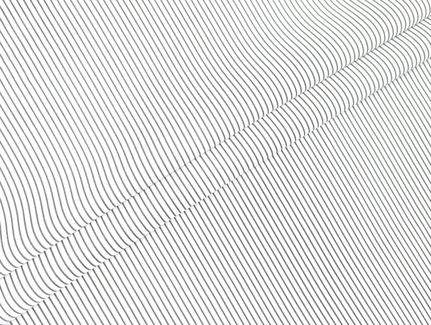 Поликоттон рубашечный полоска 4 мм, серый с белым - фото 1 - интернет-магазин tkani-atlas.com.ua