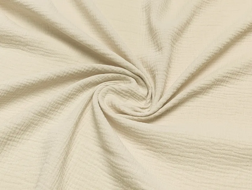 Муслин двухслойный, песочно-бежевый - фото 1 - интернет-магазин tkani-atlas.com.ua