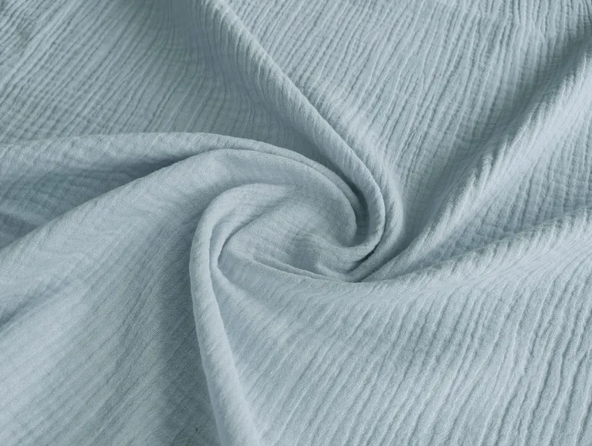 Муслін двошаровий, сіра вода - фото 1 - інтернет-магазин tkani-atlas.com.ua