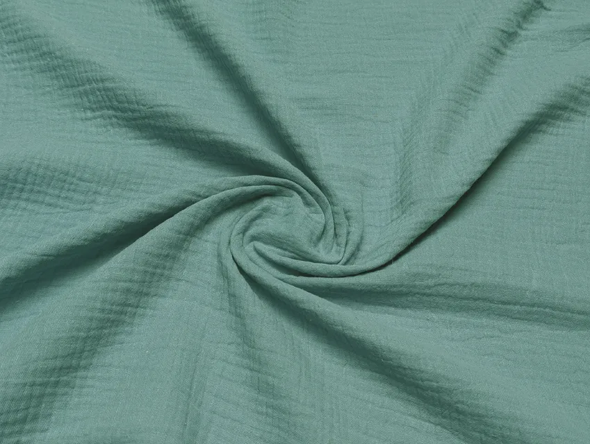 Муслин двухслойный, ливанский кедр - фото 1 - интернет-магазин tkani-atlas.com.ua