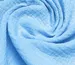 Муслин двухслойный, голубой - фото 2 - интернет-магазин tkani-atlas.com.ua