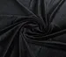 Бархат стрейч Венеция однотонный, черный (отрез 1,7 м) - фото 1 - интернет-магазин tkani-atlas.com.ua