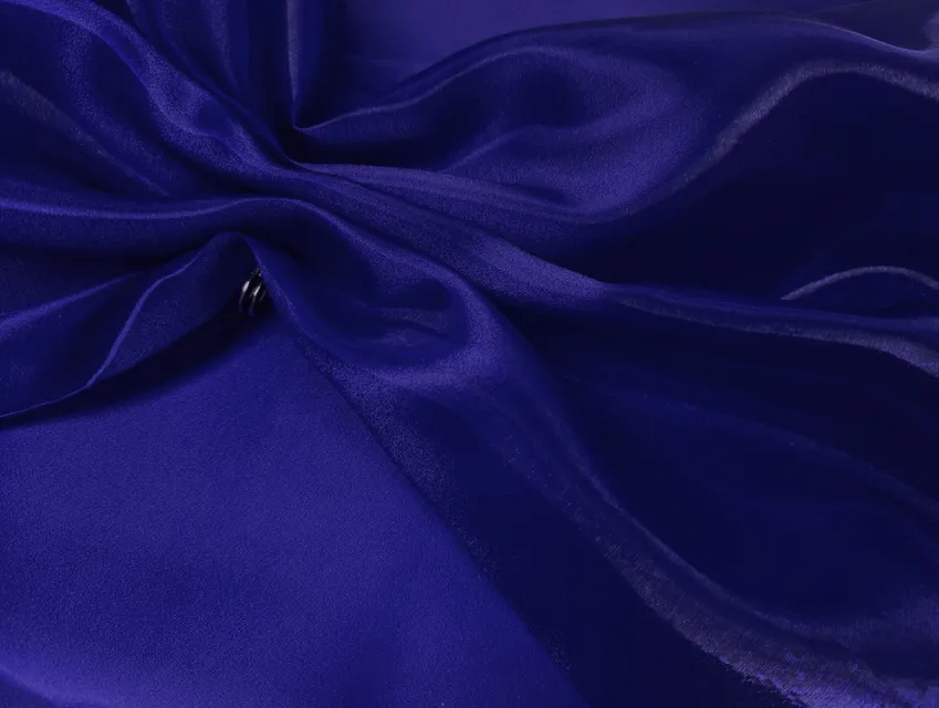 Органза матовая (воск), электрик - фото 1 - интернет-магазин tkani-atlas.com.ua