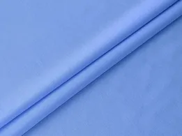 Поплін сорочковий стрейчевий, блакитний джинсовий - інтернет-магазин tkani-atlas.com.ua