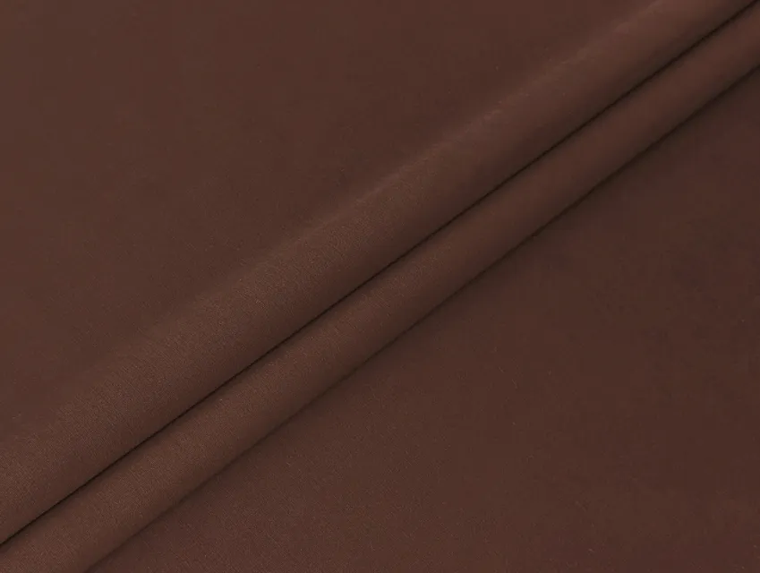 Поплин рубашечный стрейчевый, горький шоколад - фото 1 - интернет-магазин tkani-atlas.com.ua