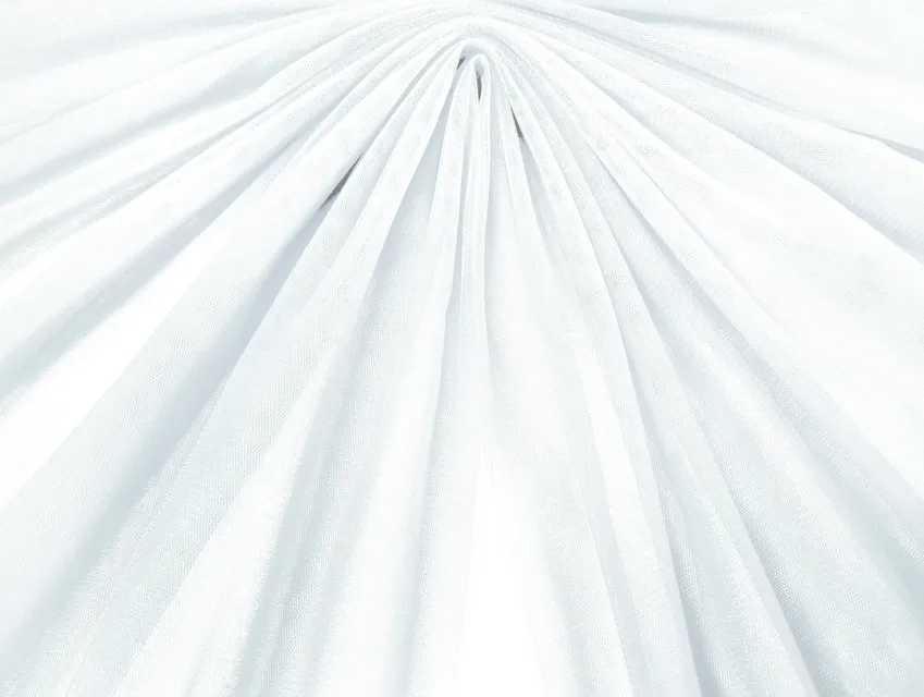 Євросітка (фатин м'який), білий (відріз 1,4 м) - фото 1 - інтернет-магазин tkani-atlas.com.ua