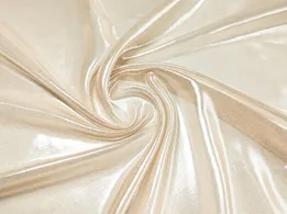Шифон Вінді дзеркальний, срібло на бежевому - інтернет-магазин tkani-atlas.com.ua