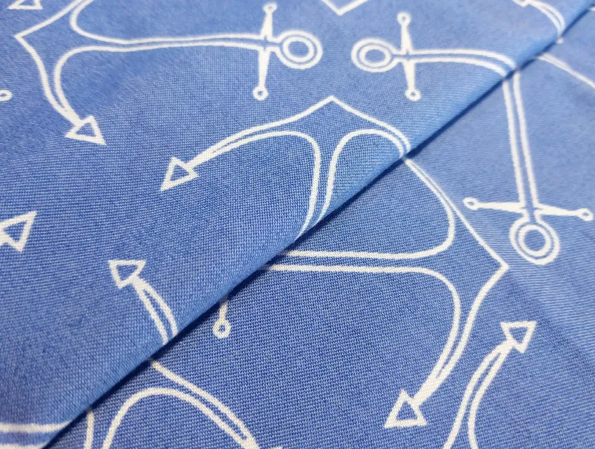 Джинс тенсел сорочковий якір, блакитний (відріз 2,3 м) - фото 1 - інтернет-магазин tkani-atlas.com.ua