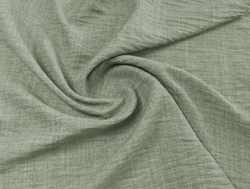 Креп Камелия, оливковый - фото 1 - интернет-магазин tkani-atlas.com.ua
