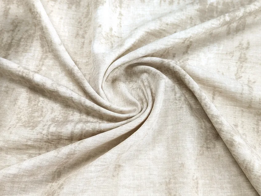 Креп Камелия меланжевый, бежевый - фото 1 - интернет-магазин tkani-atlas.com.ua