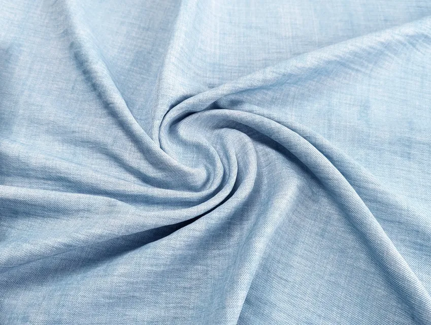 Креп Камелія меланжевий, сіро-блакитний - фото 1 - інтернет-магазин tkani-atlas.com.ua