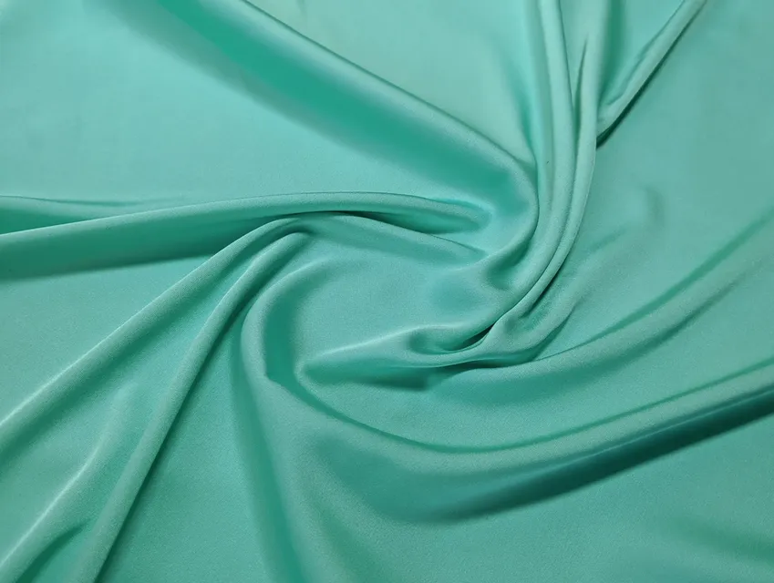 Шелк сатин, светлая бирюза (отрез 1,7 м) - фото 1 - интернет-магазин tkani-atlas.com.ua