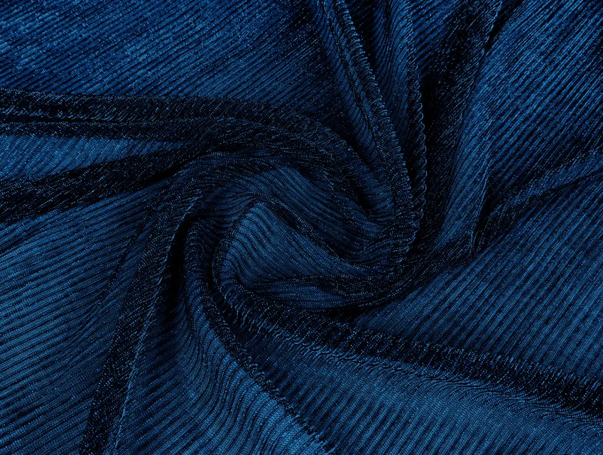 Сітка гофре з люрексом, електрик (відріз 2,5 м) - фото 1 - інтернет-магазин tkani-atlas.com.ua