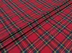 Костюмна шотландка, червоний - інтернет-магазин tkani-atlas.com.ua