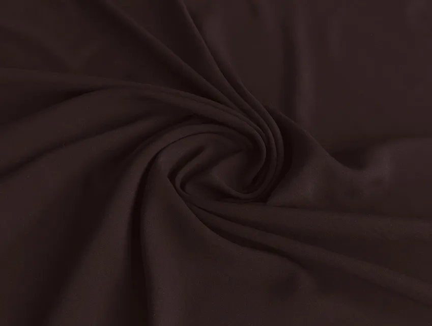 Штапель щільний, гіркий шоколад - фото 1 - інтернет-магазин tkani-atlas.com.ua