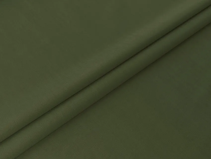 Коттон рубашечный без стрейча, хаки - фото 1 - интернет-магазин tkani-atlas.com.ua