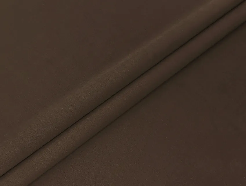 Коттон рубашечный без стрейча, молочный шоколад - фото 1 - интернет-магазин tkani-atlas.com.ua