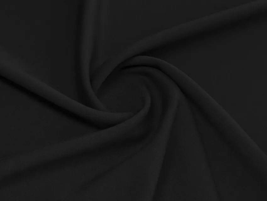 Трикотаж Модал, черный (отрез 1 м) - фото 1 - интернет-магазин tkani-atlas.com.ua