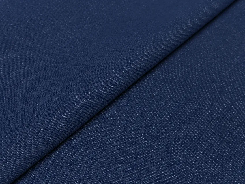 Джинс однотонний, синій - фото 1 - інтернет-магазин tkani-atlas.com.ua