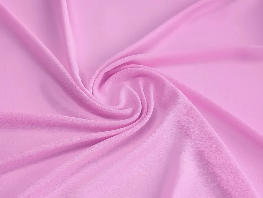 Креп шифон, розовый - фото 1 - интернет-магазин tkani-atlas.com.ua