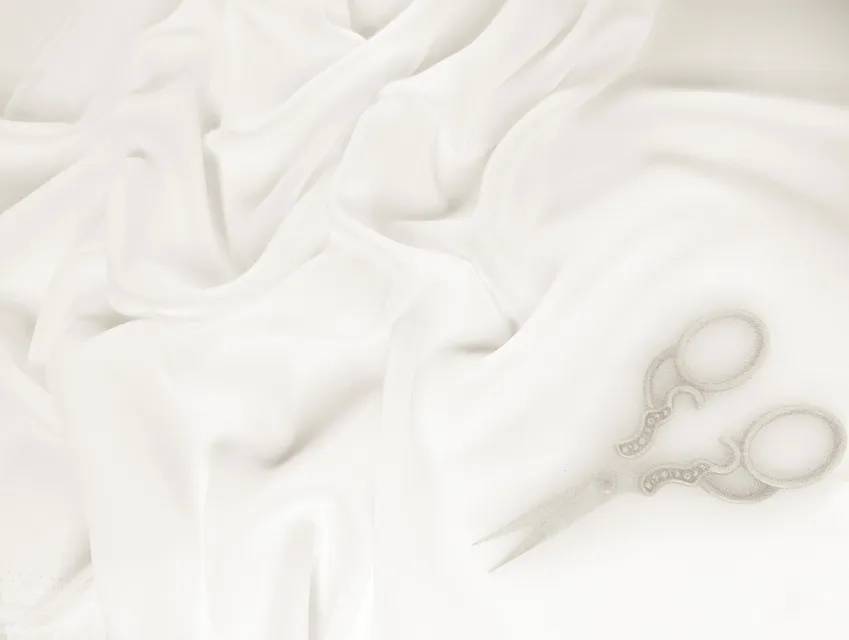 Шифон Винди, сливочный - фото 1 - интернет-магазин tkani-atlas.com.ua