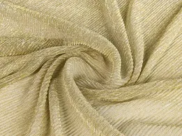 Сетка гофре с люрексом, лимонное золото - интернет-магазин tkani-atlas.com.ua