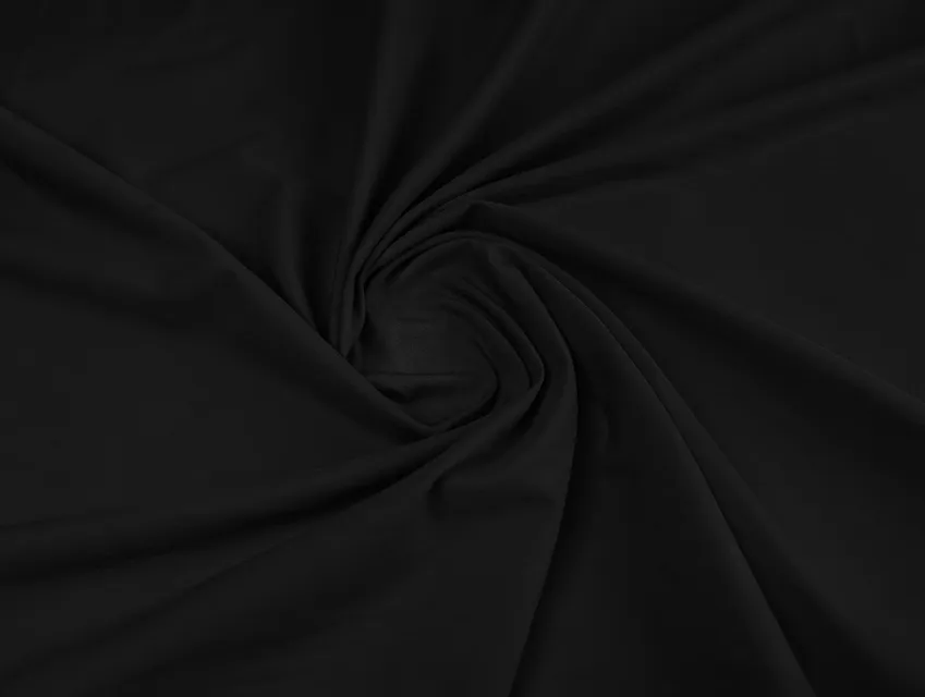 Плащівка стрейч, чорний - фото 1 - інтернет-магазин tkani-atlas.com.ua