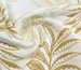 Віскоза шовк Бохо листяна казка, кремовий з гірчичним - фото 2 - інтернет-магазин tkani-atlas.com.ua