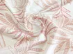 Вискоза шелк Бохо лиственная сказка, кремовый с амарантовым - интернет-магазин tkani-atlas.com.ua