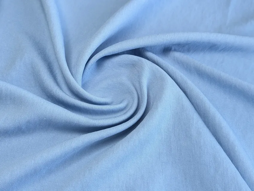 Купра твіл, світло блакитний - фото 1 - інтернет-магазин tkani-atlas.com.ua