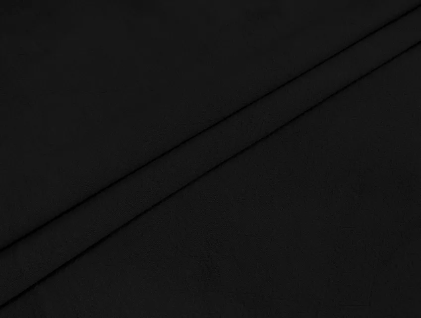 Бебі котон, чорний (відріз 1,6 м) - фото 1 - інтернет-магазин tkani-atlas.com.ua