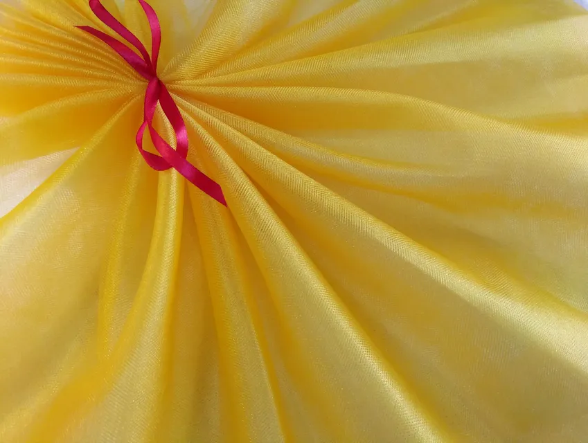 Фатин, желтый (отрез 0,5 м) - фото 1 - интернет-магазин tkani-atlas.com.ua