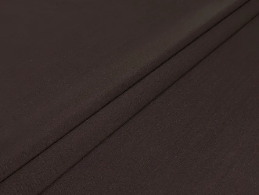 Поплин рубашечный с нейлоном, горький шоколад - фото 1 - интернет-магазин tkani-atlas.com.ua