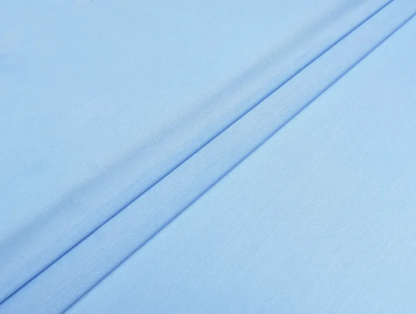 Поплин рубашечный с нейлоном, небесно-голубой - фото 1 - интернет-магазин tkani-atlas.com.ua