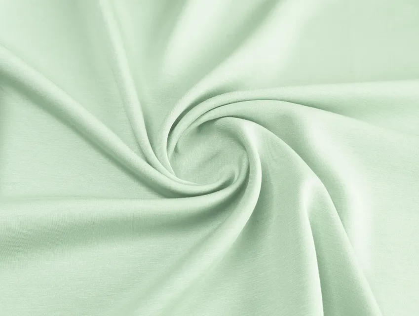 Трикотаж сэндвич тенсел, нежно-салатовый - фото 1 - интернет-магазин tkani-atlas.com.ua