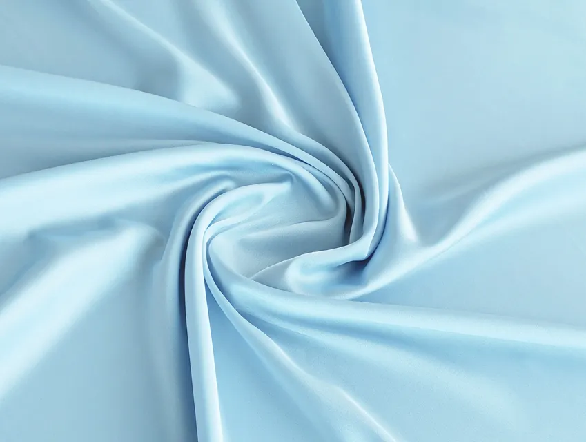 Шовк сатин, небесно-блакитний (відріз 2,8 м) - фото 1 - інтернет-магазин tkani-atlas.com.ua
