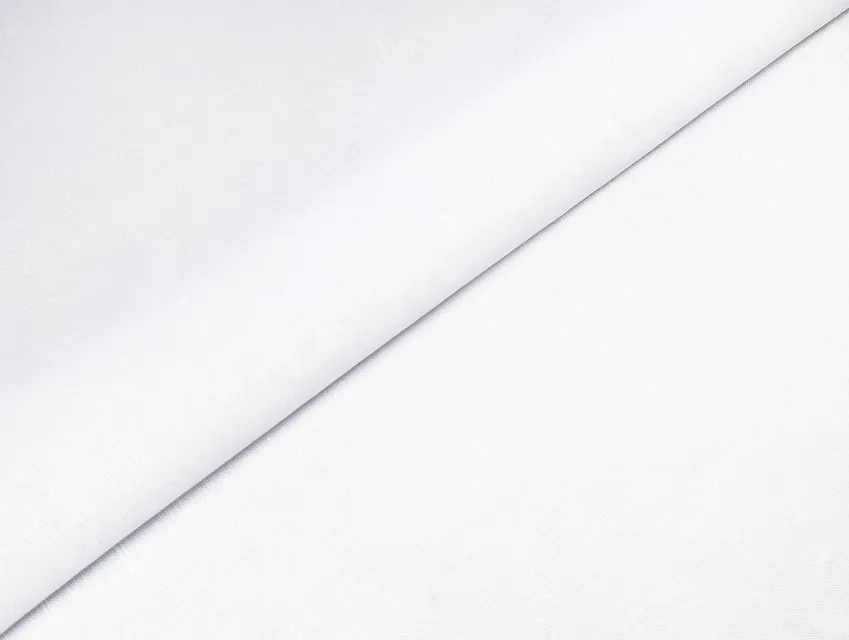 Лен коттон рубашечный, белый (отрез 1,4 м) - фото 1 - интернет-магазин tkani-atlas.com.ua