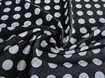 Штапель нейлон горох 25 мм, черный (отрез 1,2 м) - интернет-магазин tkani-atlas.com.ua