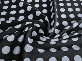 Штапель нейлон горох 25 мм, чорний (відріз 1,2 м) - інтернет-магазин tkani-atlas.com.ua