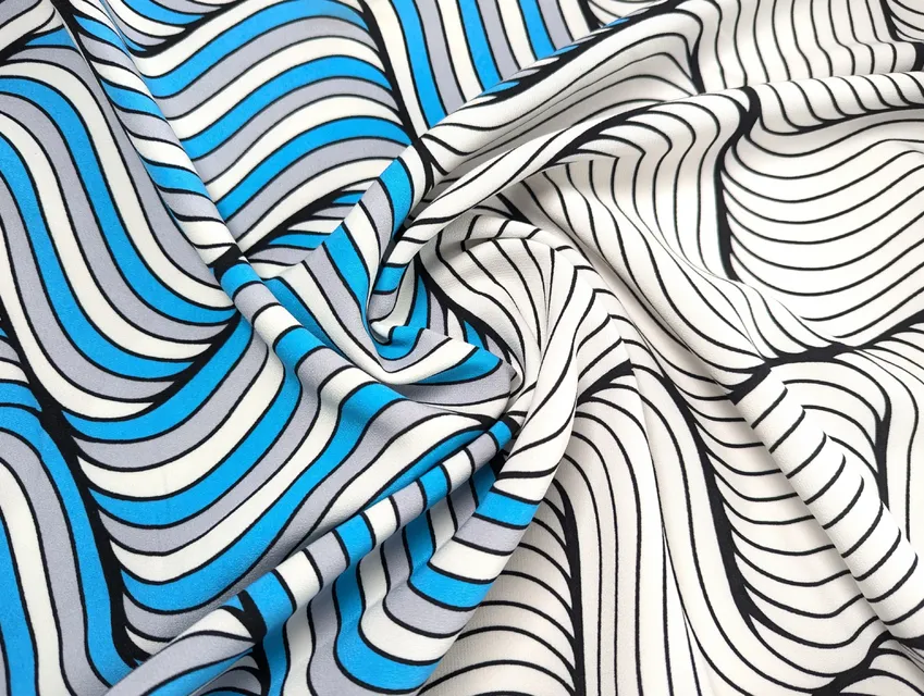 Міледі купон односторонній 40 см, бірюзово-блакитний (відріз 2 м) - фото 1 - інтернет-магазин tkani-atlas.com.ua