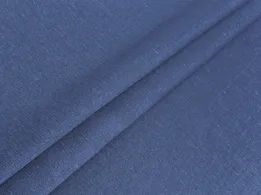 Лен стрейч с вискозой, синий джинсовый - интернет-магазин tkani-atlas.com.ua