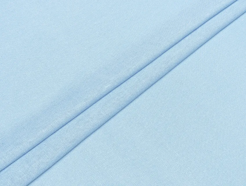 Лен стрейч с вискозой, небесно-голубой - фото 1 - интернет-магазин tkani-atlas.com.ua