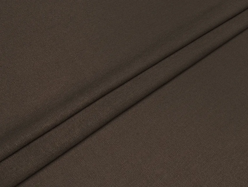 Льон стрейч з віскозою, молочний шоколад - фото 1 - інтернет-магазин tkani-atlas.com.ua