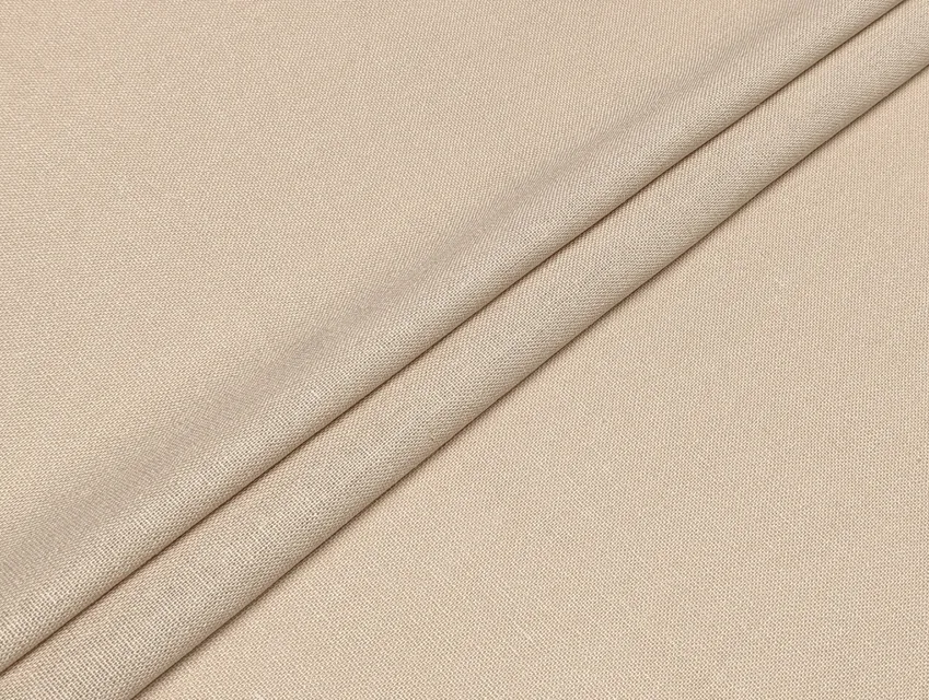 Льон стрейч з віскозою, бежевий - фото 1 - інтернет-магазин tkani-atlas.com.ua