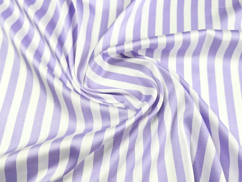 Шелк Армани полоска 18 мм, лаванда - фото 1 - интернет-магазин tkani-atlas.com.ua