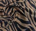 Шелк Армани зебра, черный на бежевом - фото 2 - интернет-магазин tkani-atlas.com.ua